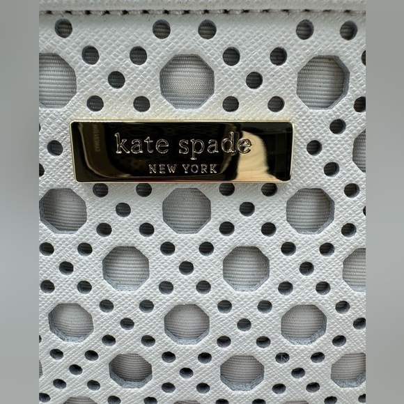 Kate Spade White Perforated Leather Newbury
Lane Top Handle Bag White - Picture 10 of 17